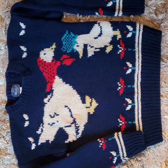 Woolrich Sweaters - Vintage Woolrich woman wool goose / duck knit sweater